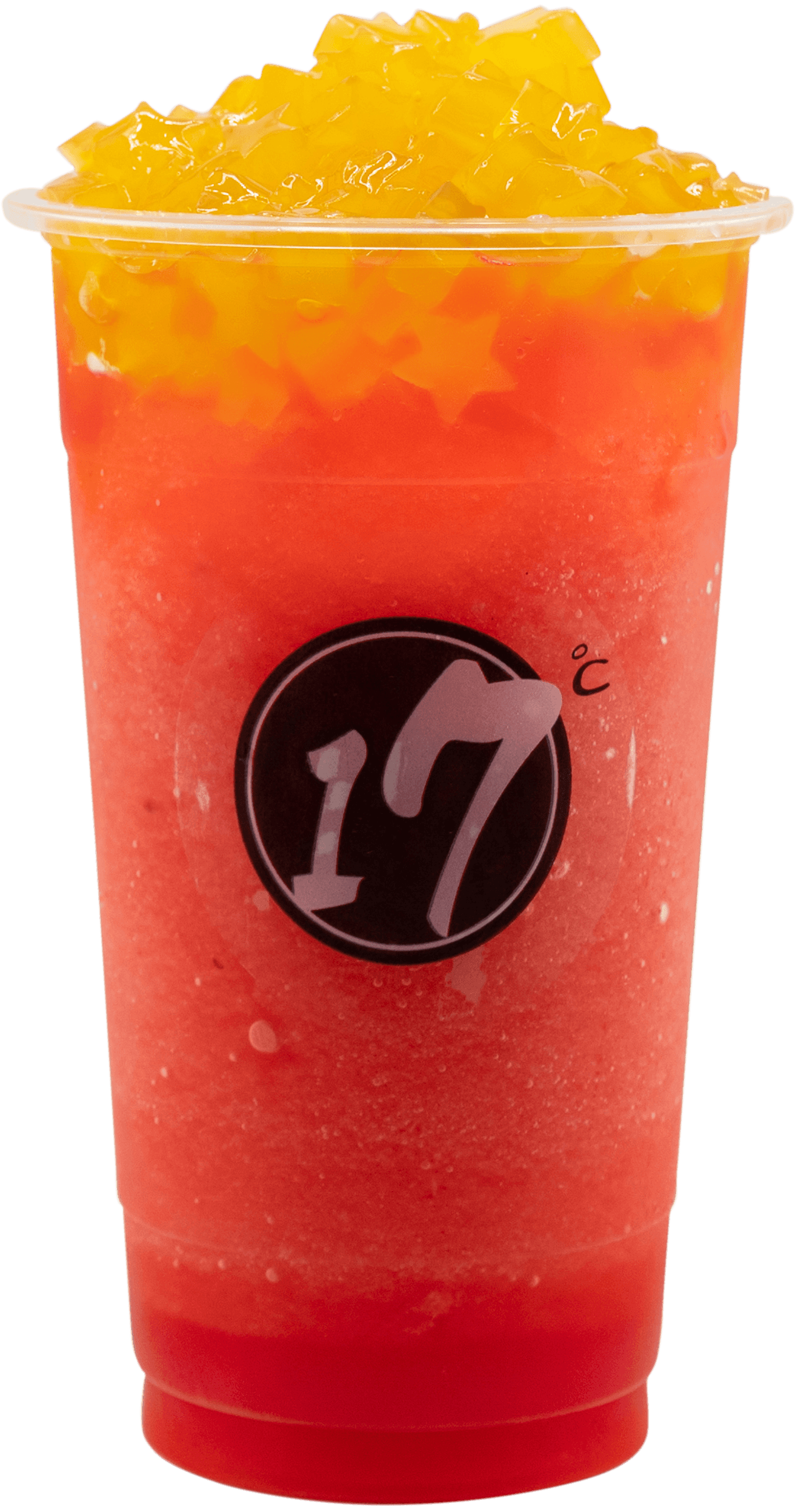 Coconut bubble tea served in a real coconut at 17˚C Bubble Tea & Dessert Café Vancouver